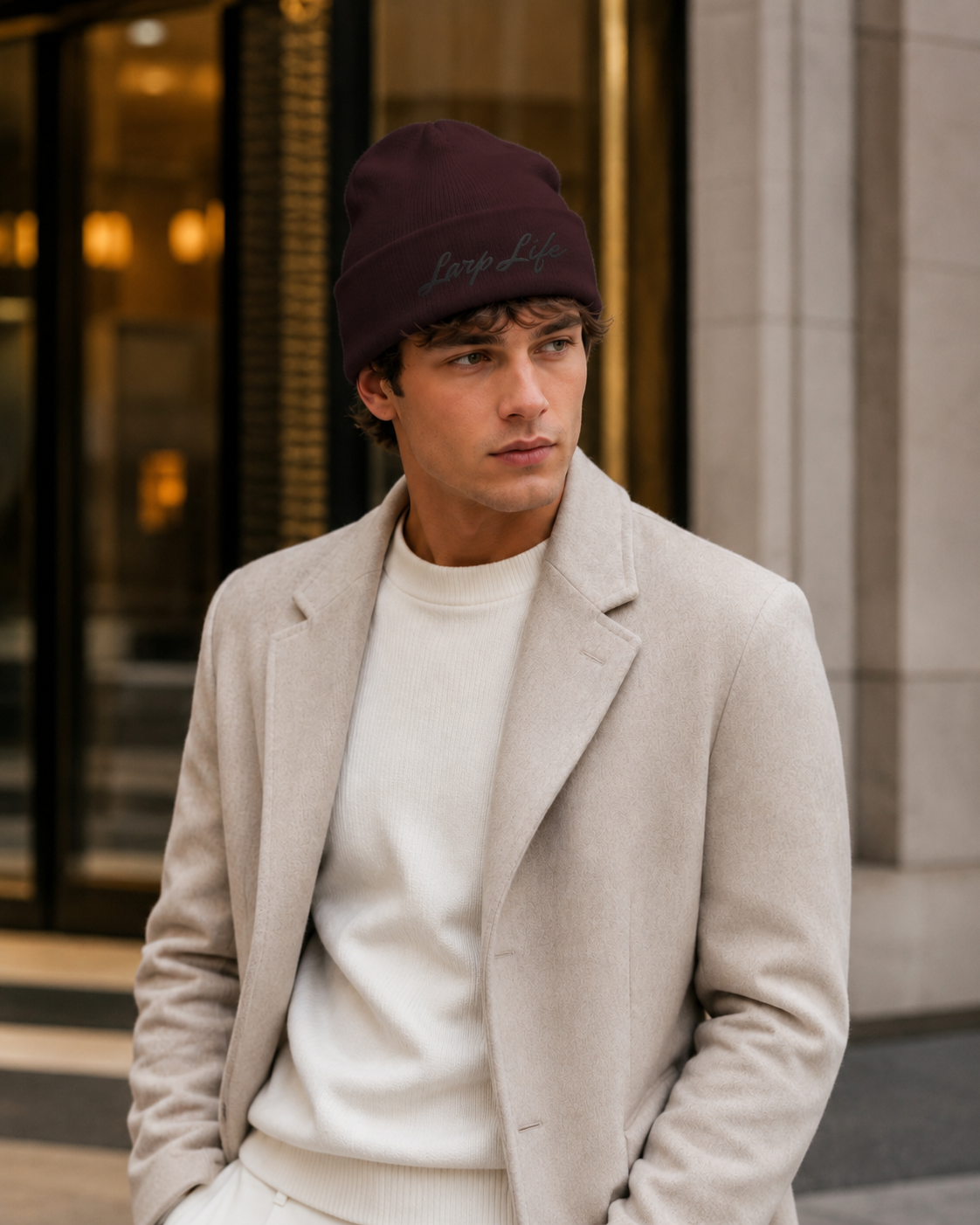 Larp Life Classic Cuffed Beanie (Embroidery)