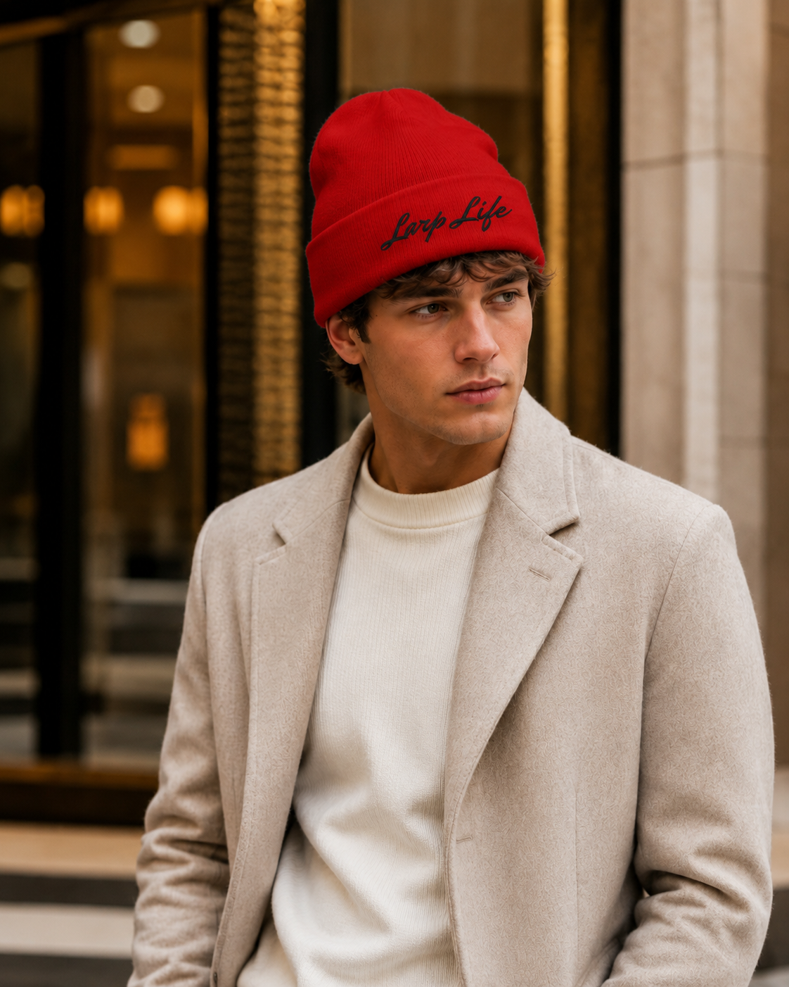 Larp Life Classic Cuffed Beanie (Embroidery)