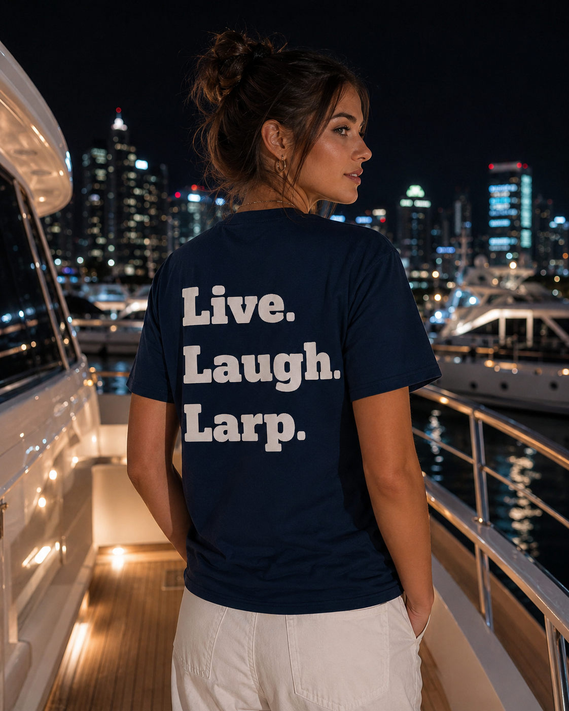 Live. Laugh. Larp. T-Shirt