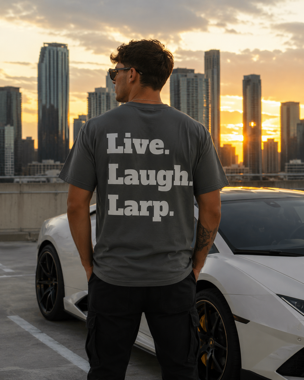 Live. Laugh. Larp. T-Shirt