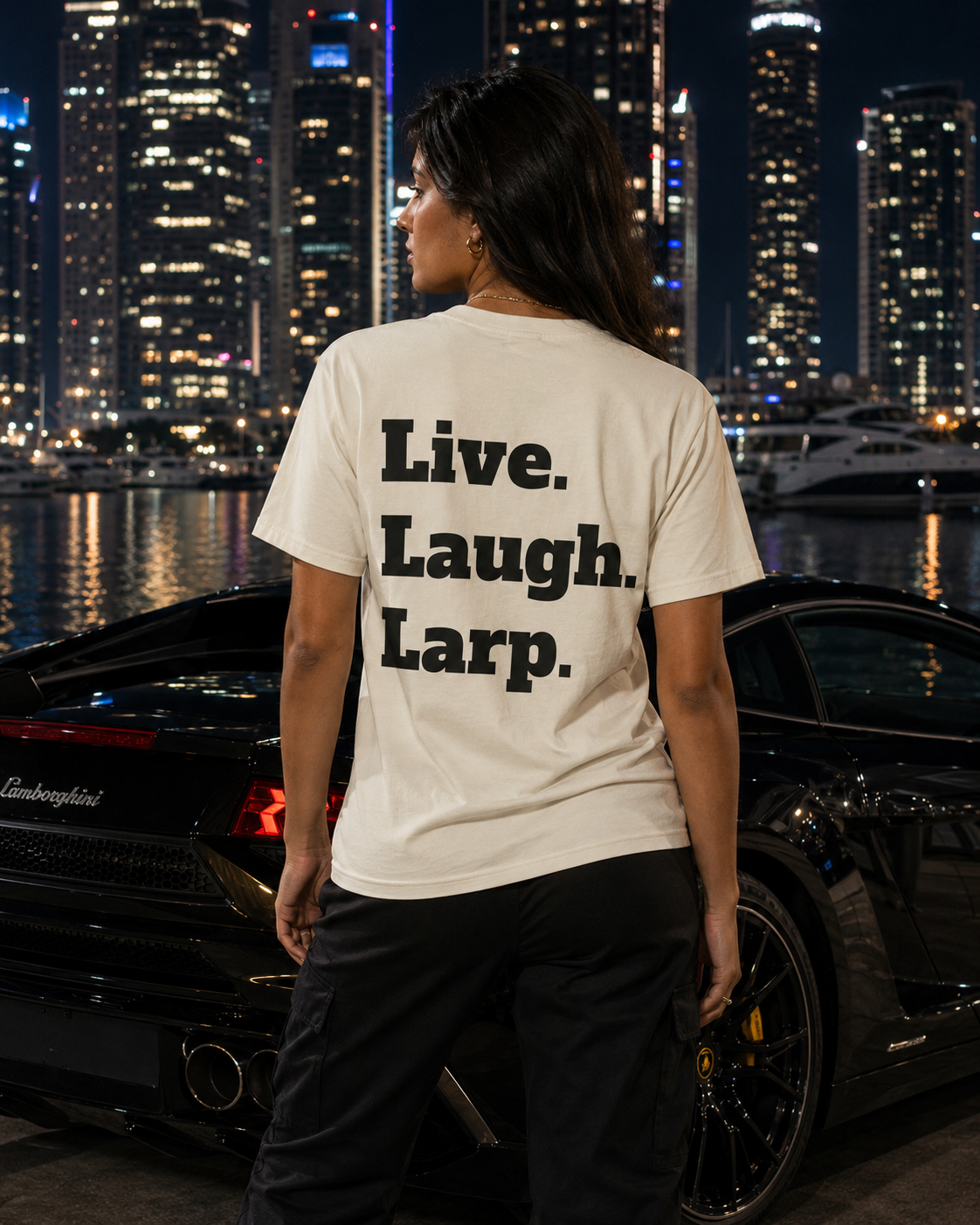 Live. Laugh. Larp. T-Shirt