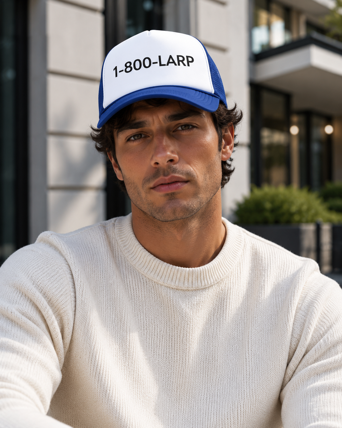 1-800-LARP Trucker Hat