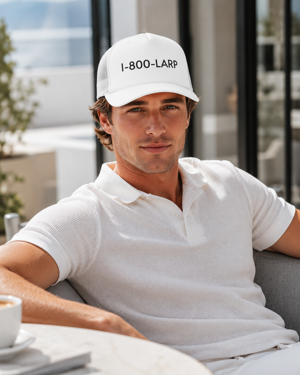 1-800-LARP Trucker Hat